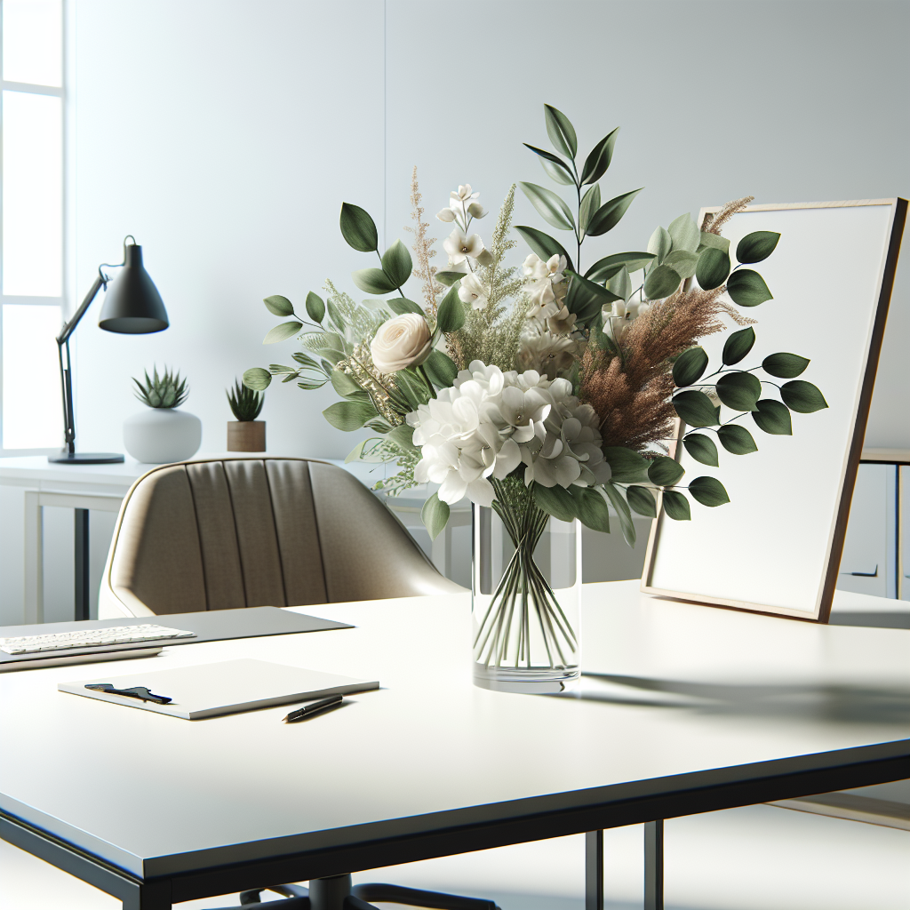 Kwiatowe kompozycje do biur